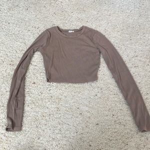Garage Long Sleeve Crop